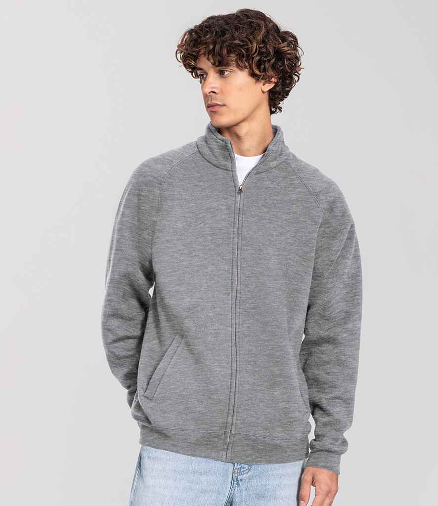 Fruit of the Loom Iconic Premium Sweat Jacket - Athletic Heather