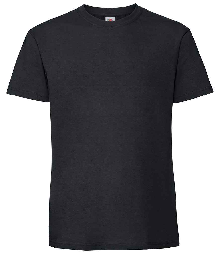 Fruit of the Loom Iconic 195 T-Shirt - Black