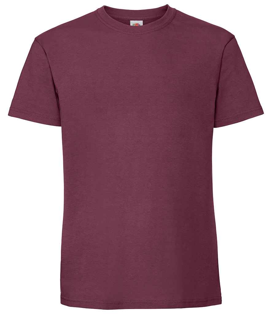 Fruit of the Loom Iconic 195 T-Shirt - Burgundy