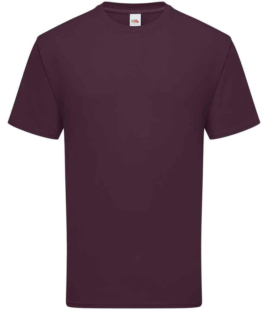 Fruit of the Loom Iconic 195 T-Shirt - Dark Plum