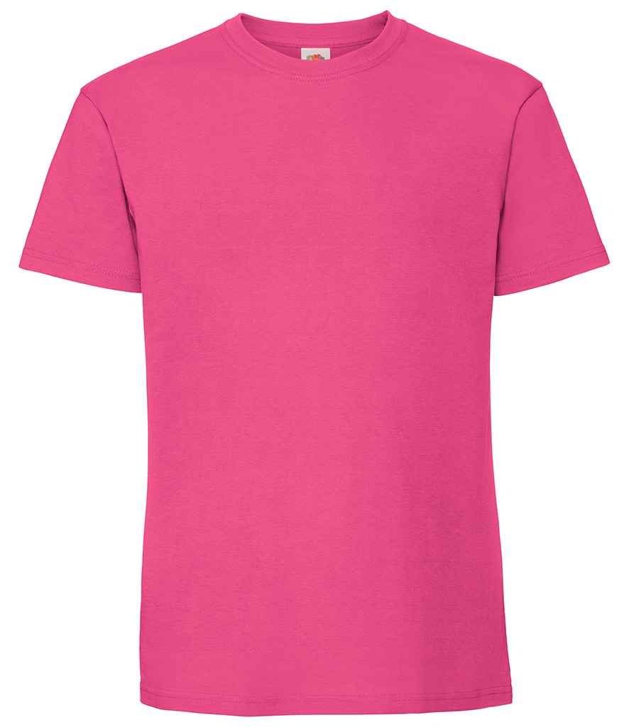 Fruit of the Loom Iconic 195 T-Shirt - Fuchsia