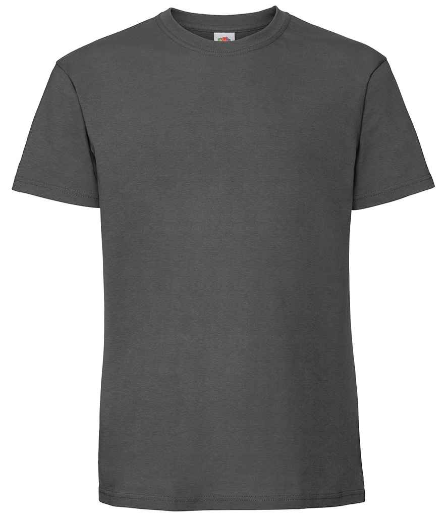 Fruit of the Loom Iconic 195 T-Shirt - Light Graphite