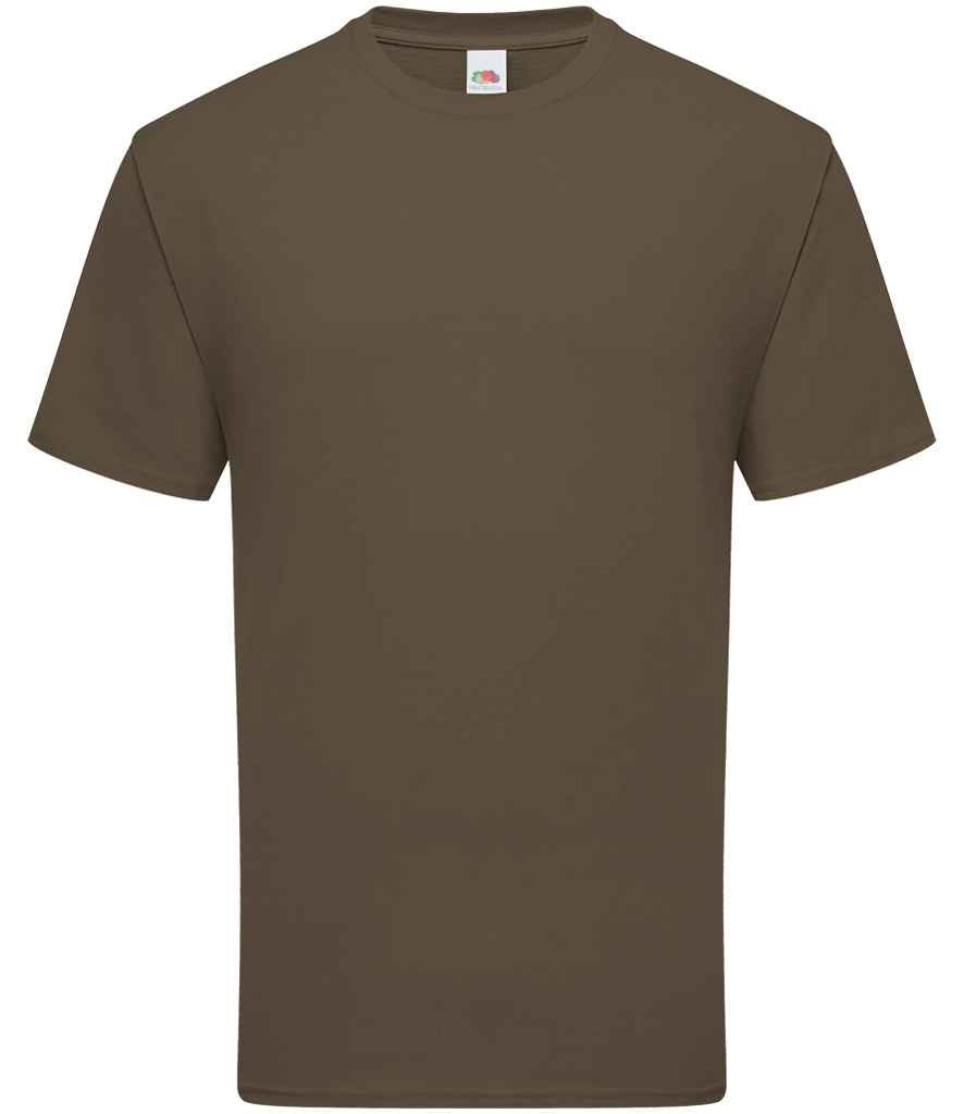 Fruit of the Loom Iconic 195 T-Shirt - Truffle