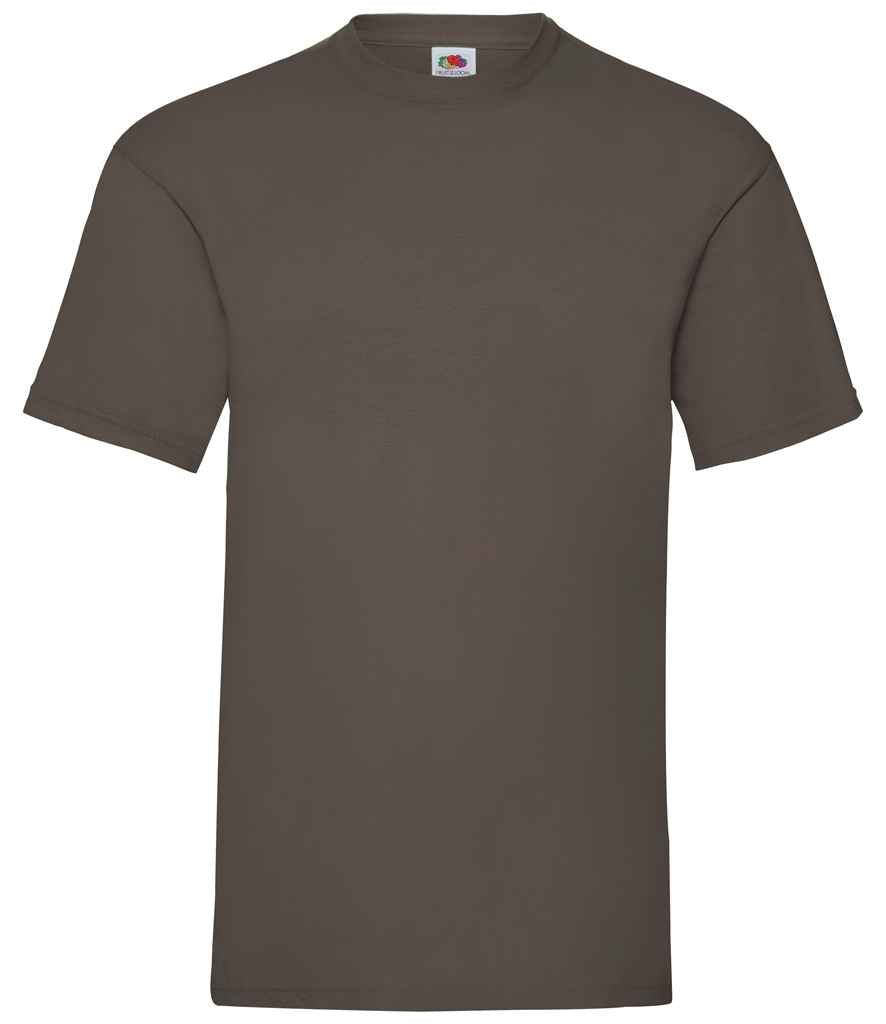 Fruit of the Loom Value T-Shirt - Chocolate