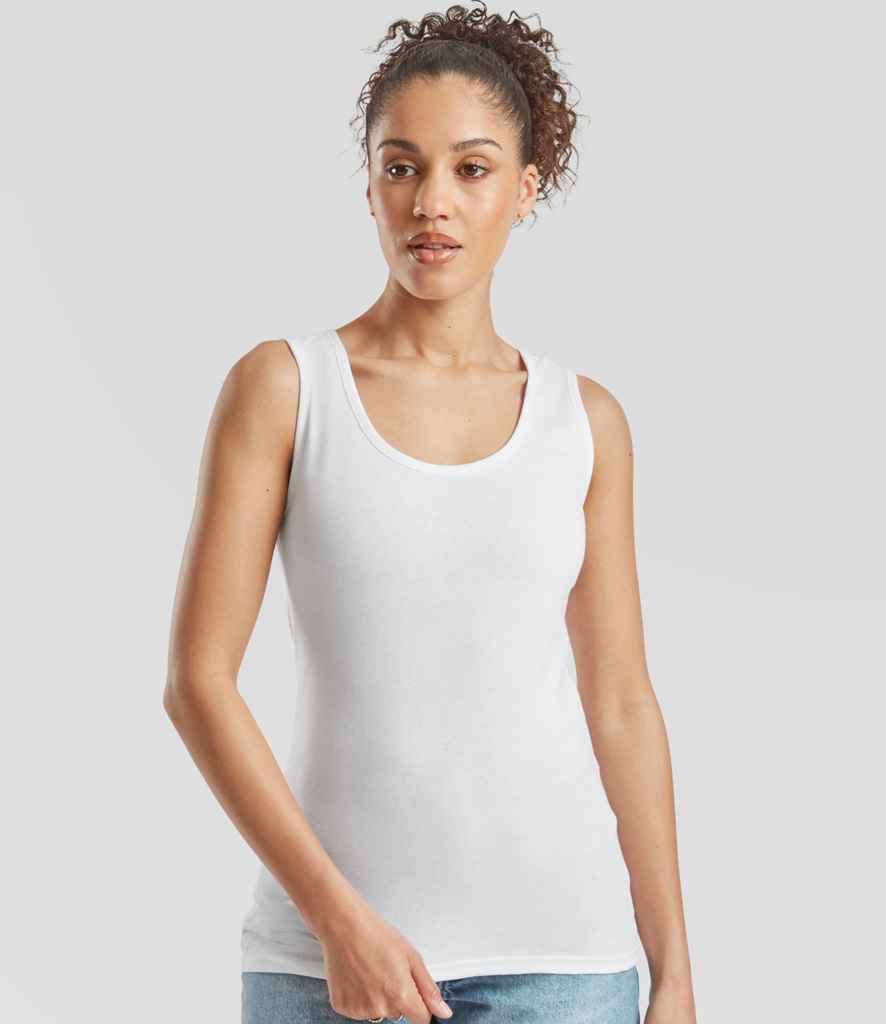 Fruit of the Loom Lady Fit Value Vest - White