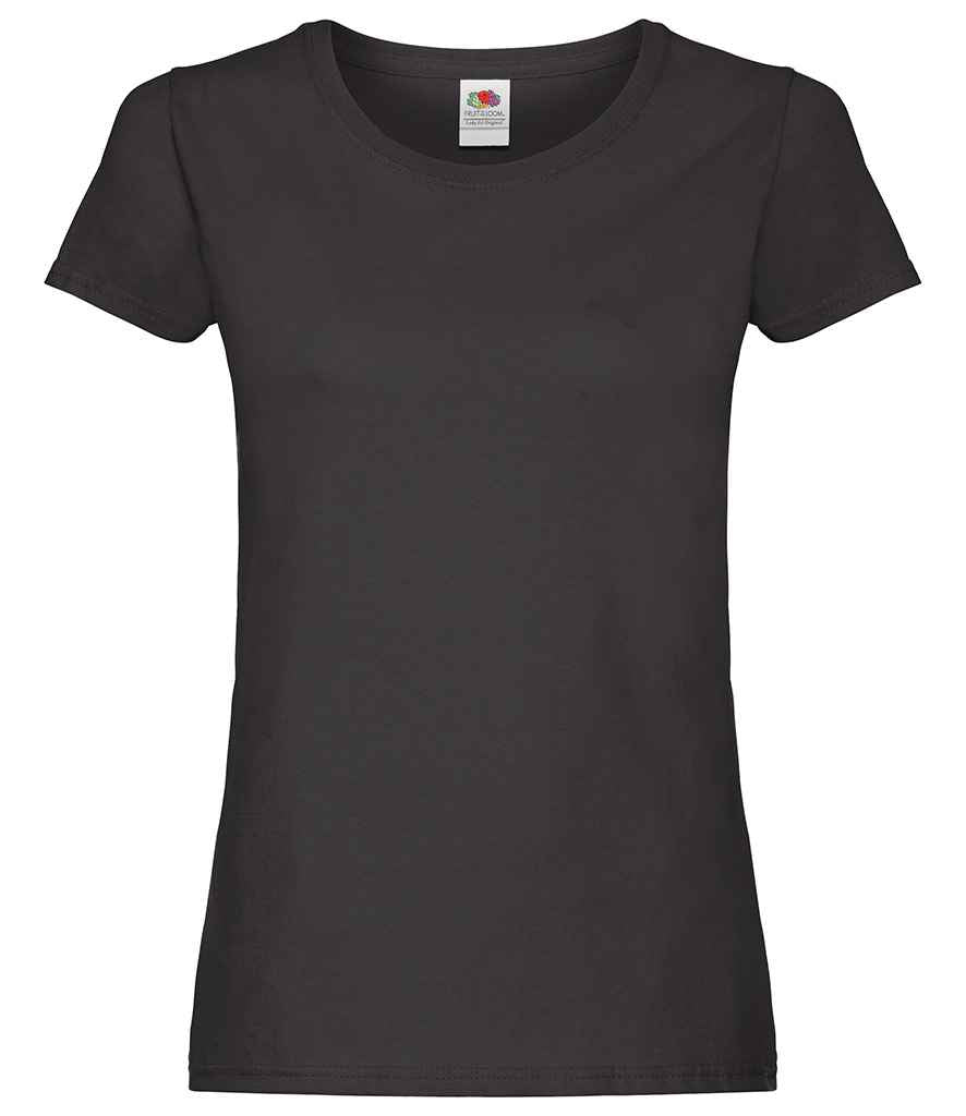 Fruit of the Loom Lady Fit Original T-Shirt - Black