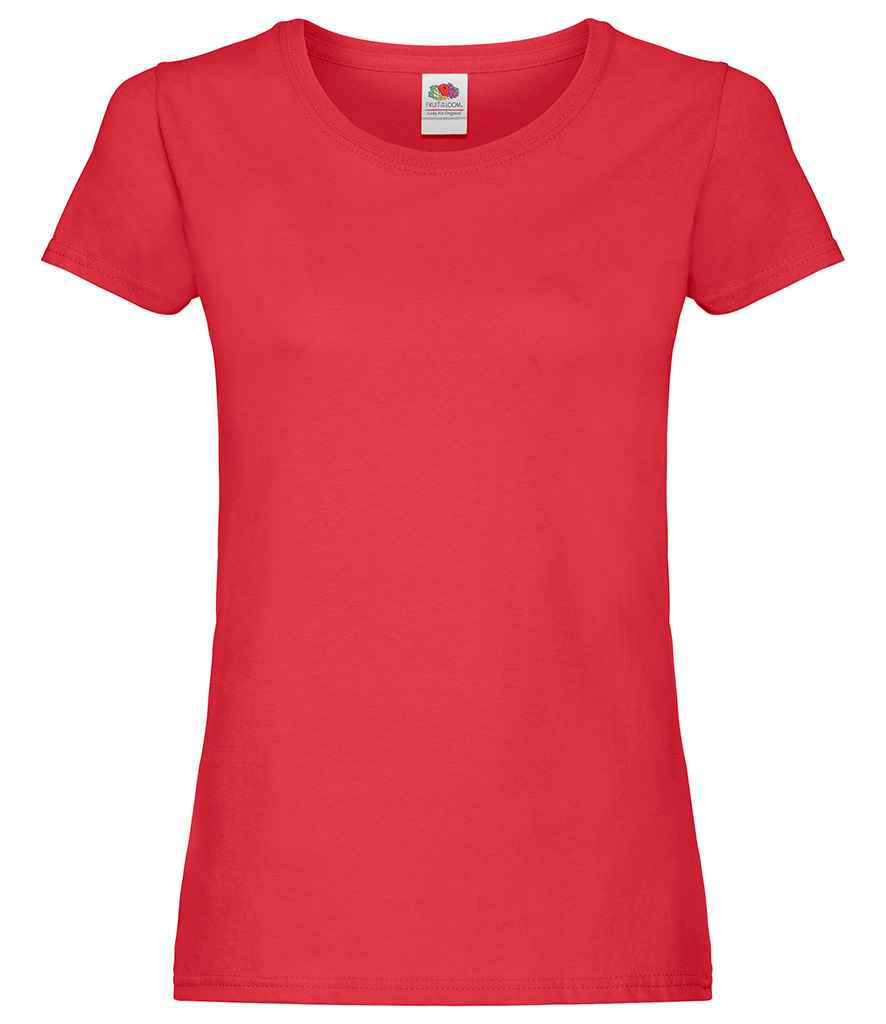Fruit of the Loom Lady Fit Original T-Shirt - Red