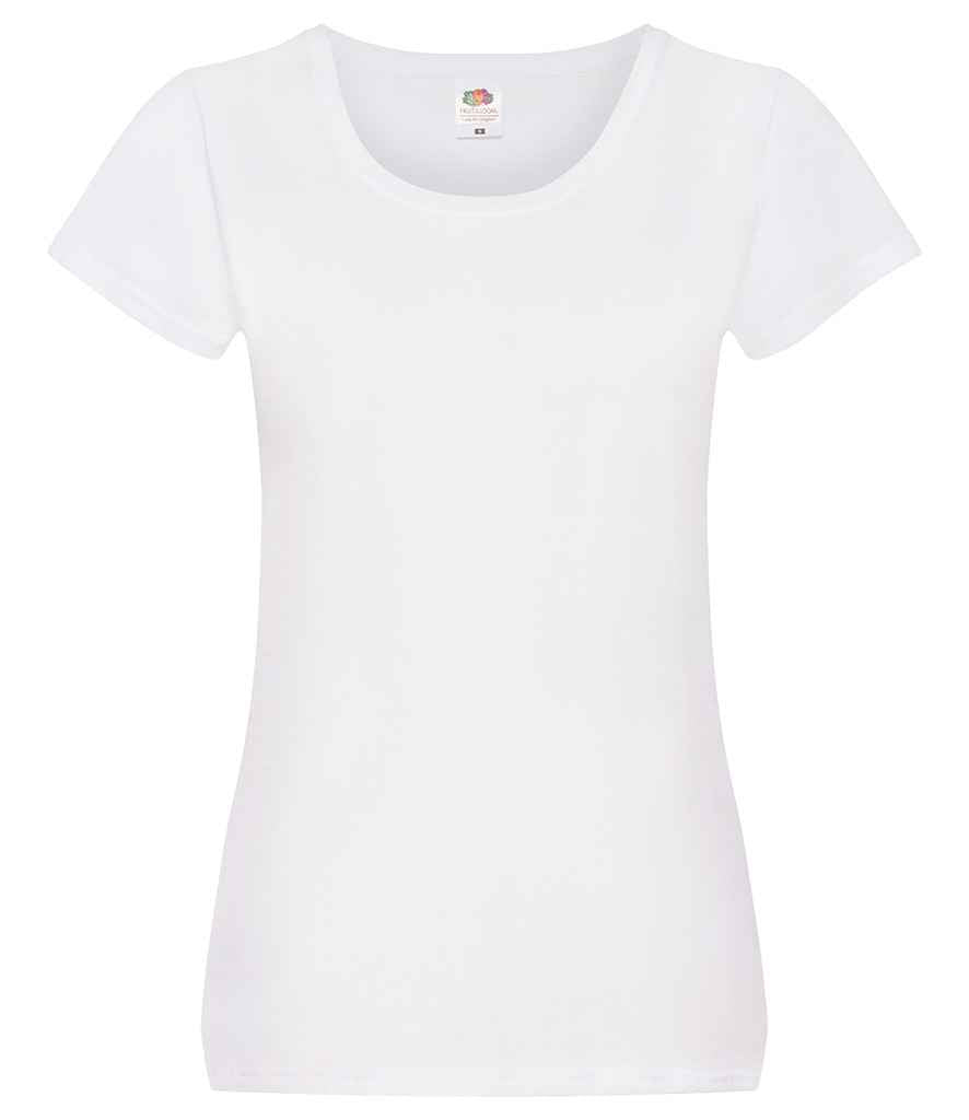 Fruit of the Loom Lady Fit Original T-Shirt - White