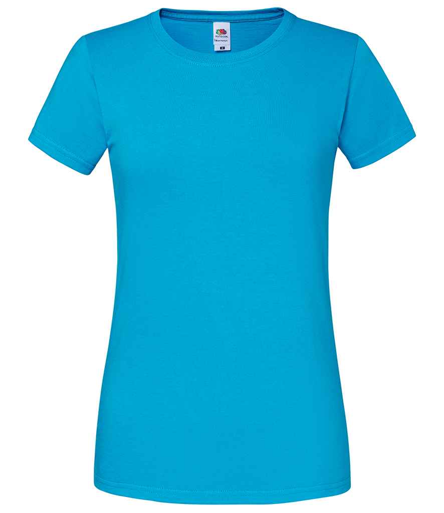 Fruit of the Loom Ladies Iconic 195 T-Shirt - Azure