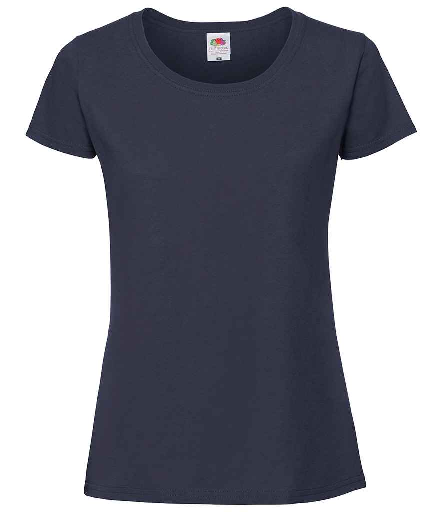 Fruit of the Loom Ladies Iconic 195 T-Shirt - Deep Navy