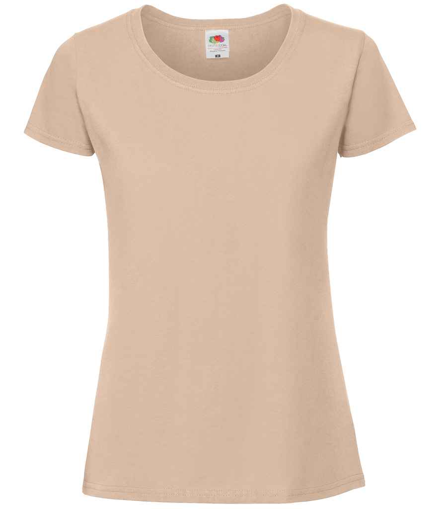 Fruit of the Loom Ladies Iconic 195 T-Shirt - Desert Sand