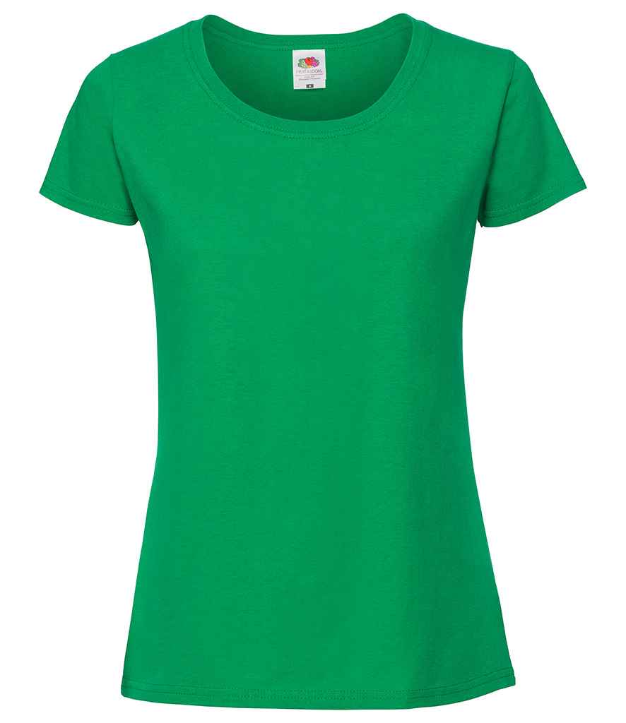 Fruit of the Loom Ladies Iconic 195 T-Shirt - Kelly Green