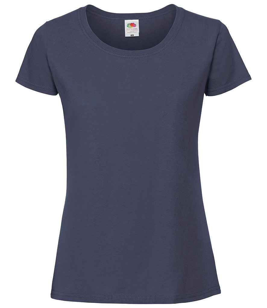 Fruit of the Loom Ladies Iconic 195 T-Shirt - Navy