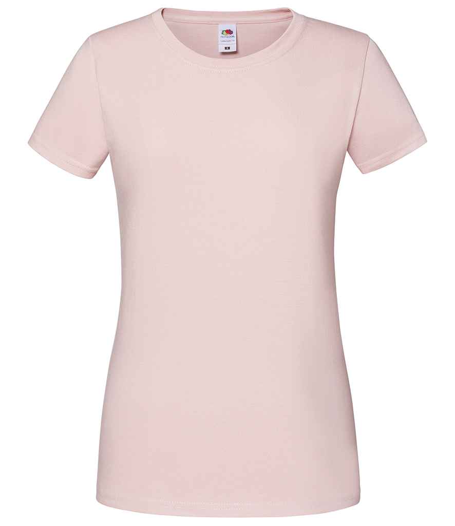 Fruit of the Loom Ladies Iconic 195 T-Shirt - Powder Rose