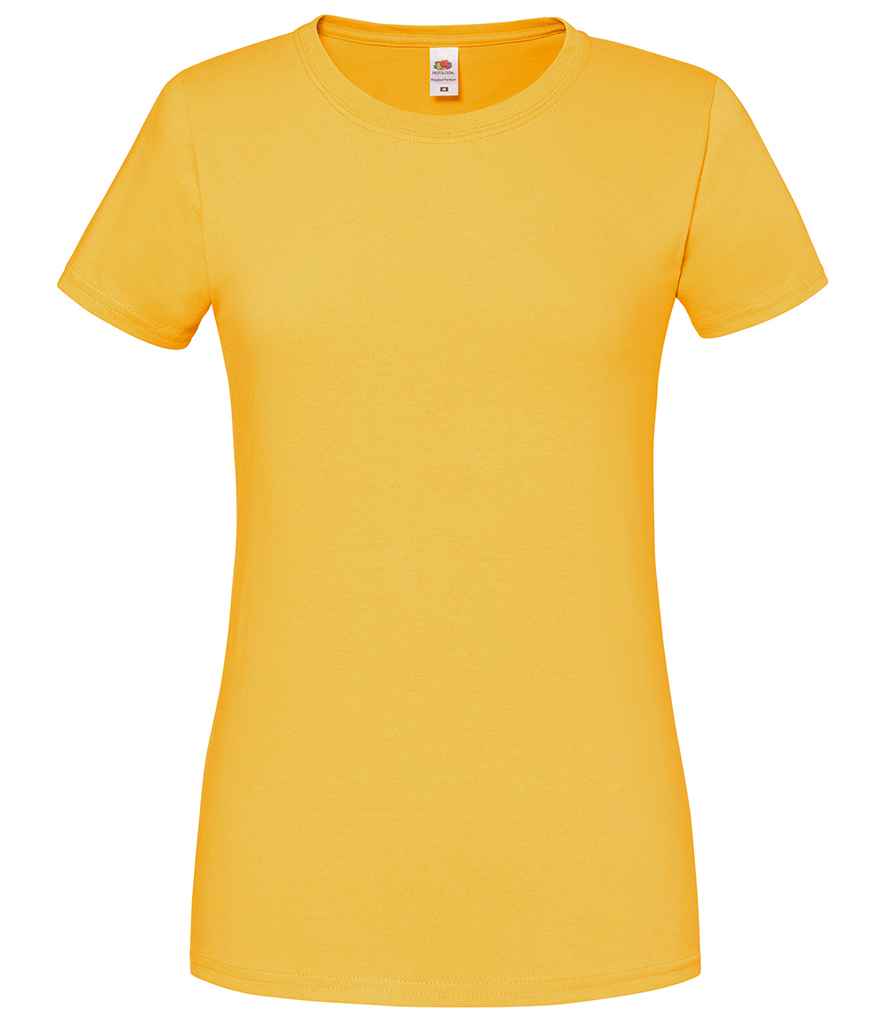 Fruit of the Loom Ladies Iconic 195 T-Shirt - Sunflower