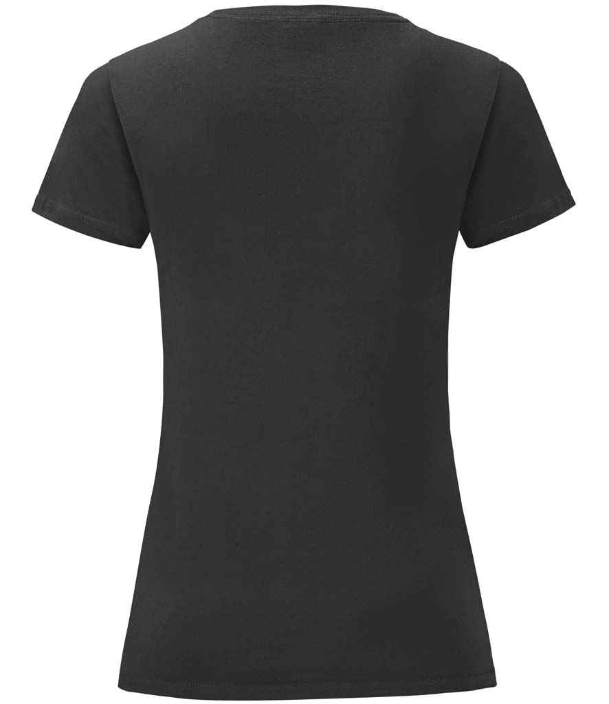 Fruit of the Loom Ladies Iconic 150 T-Shirt - Black