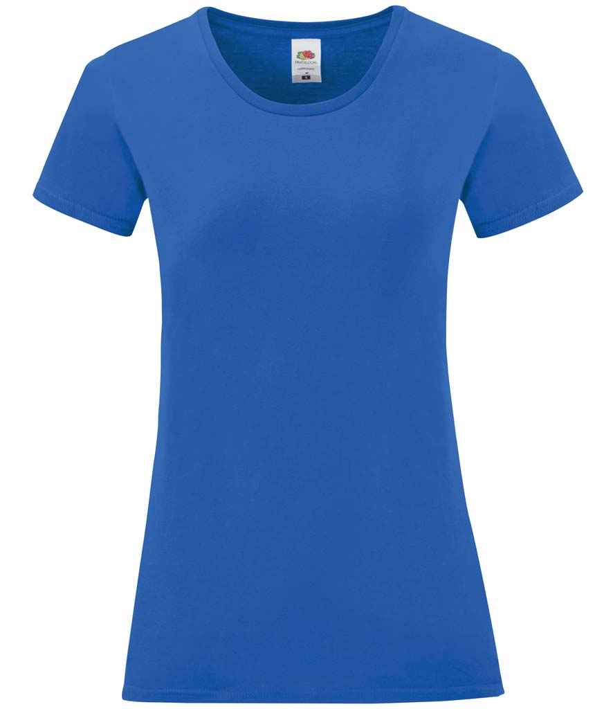 Fruit of the Loom Ladies Iconic 150 T-Shirt - Royal Blue