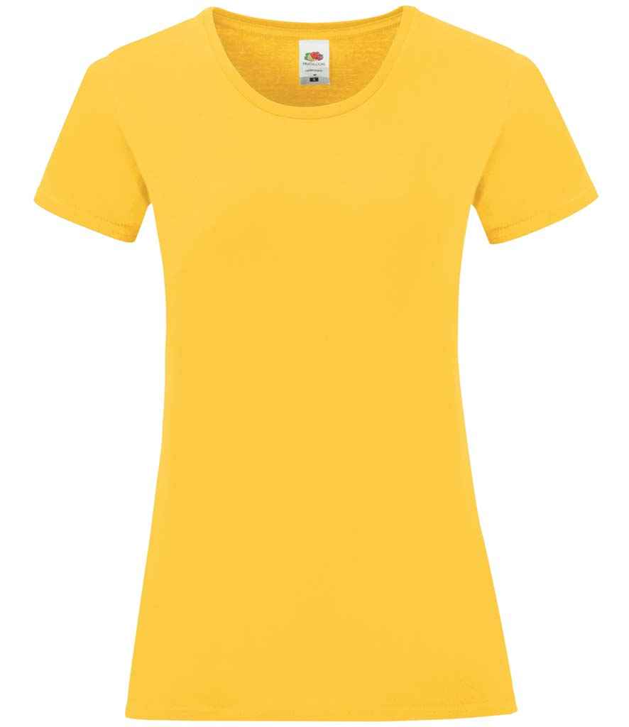 Fruit of the Loom Ladies Iconic 150 T-Shirt - Sunflower