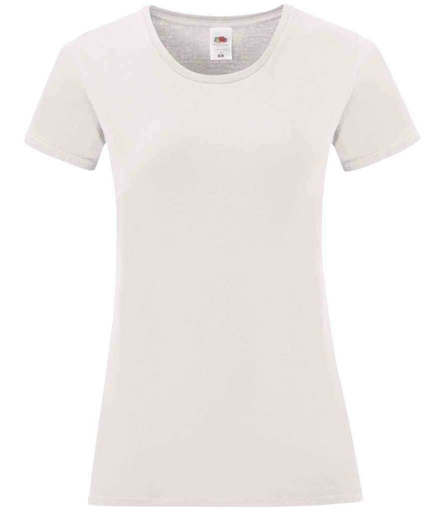 Fruit of the Loom Ladies Iconic 150 T-Shirt - White