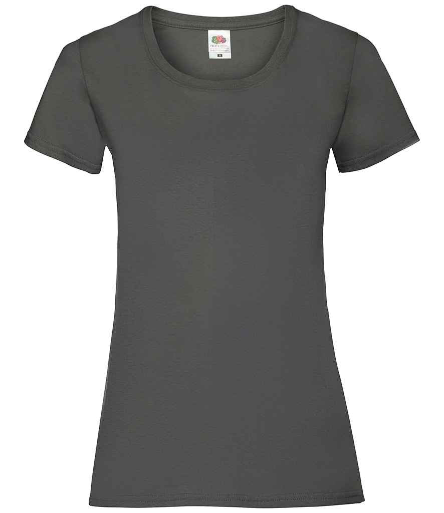 Fruit of the Loom Lady Fit Value T-Shirt - Light Graphite
