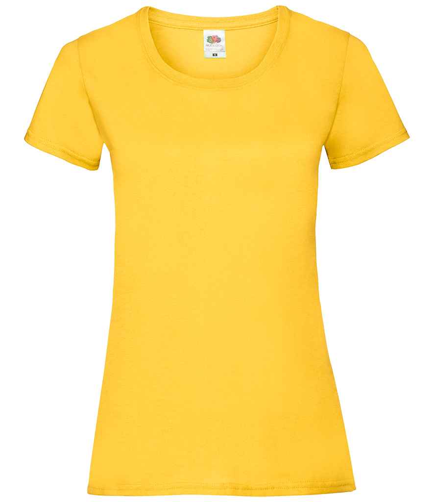 Fruit of the Loom Lady Fit Value T-Shirt - Sunflower