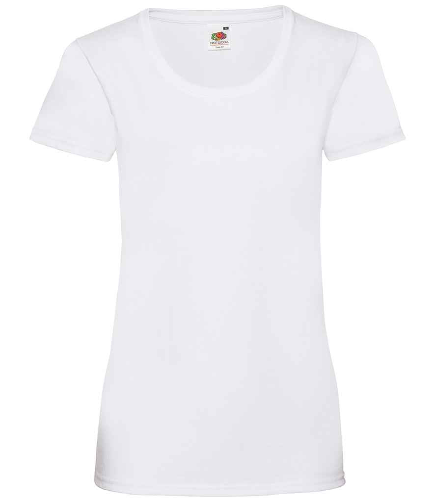 Fruit of the Loom Lady Fit Value T-Shirt - White