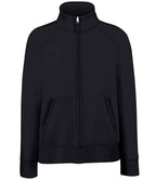 Fruit of the Loom Premium Lady Fit Sweat Jacket - Black