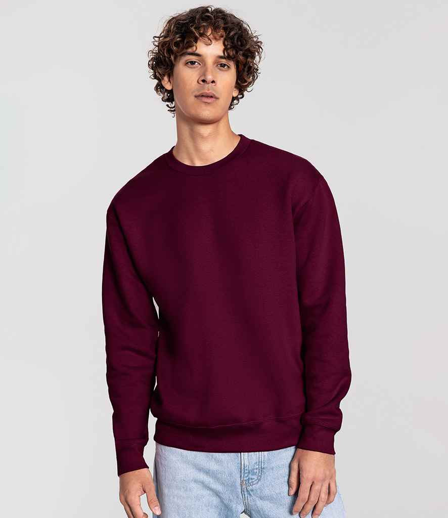 Fruit of the Loom Iconic Premium Set-In Sweatshirt - Burgundy