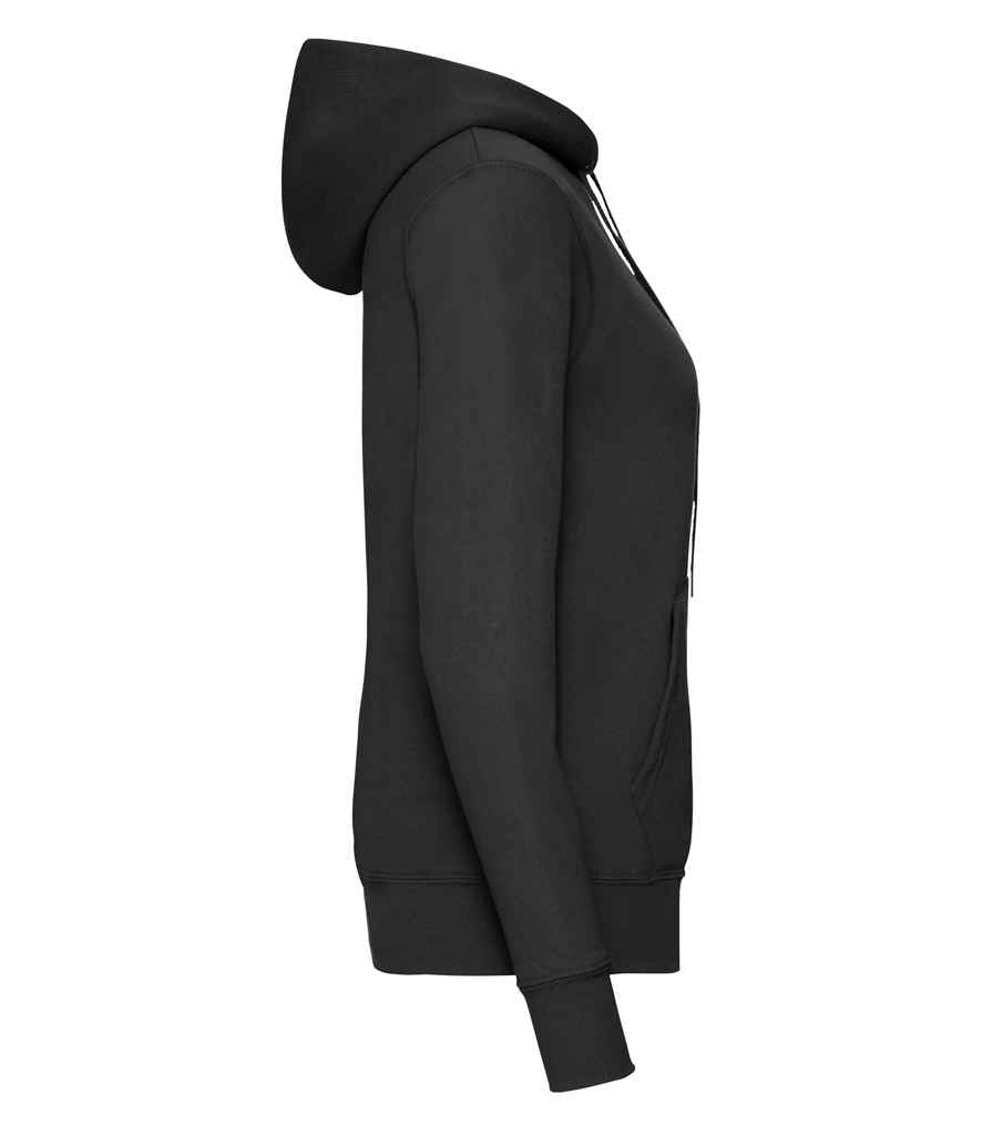 Fruit of the Loom Classic Lady Fit Hooded Sweatshirt - Black