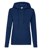 Fruit of the Loom Classic Lady Fit Hooded Sweatshirt - Navy