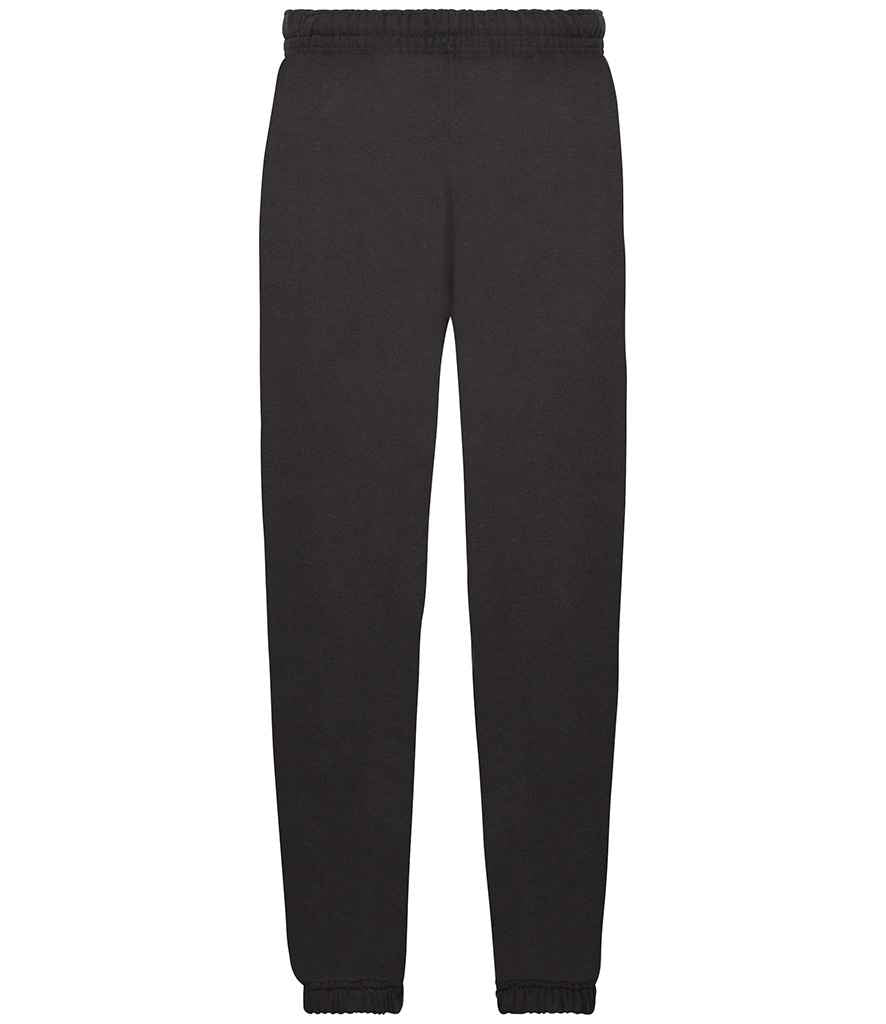 Fruit of the Loom Kids Elasticated Hem Jog Pants - Black