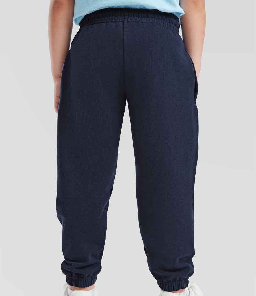 Fruit of the Loom Kids Elasticated Hem Jog Pants - Navy