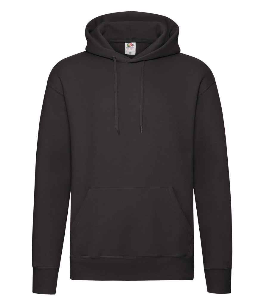 Fruit of the Loom Premium Hooded Sweatshirt - Black