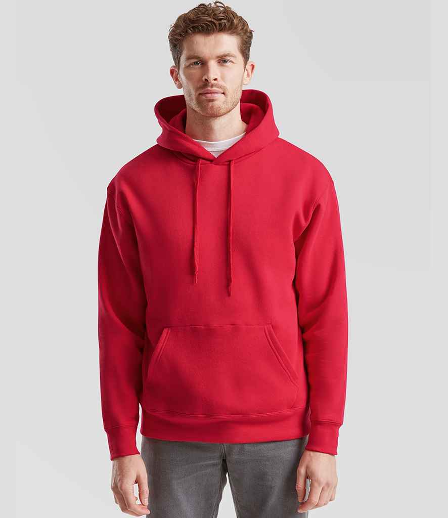 Fruit of the Loom Premium Hooded Sweatshirt - Red