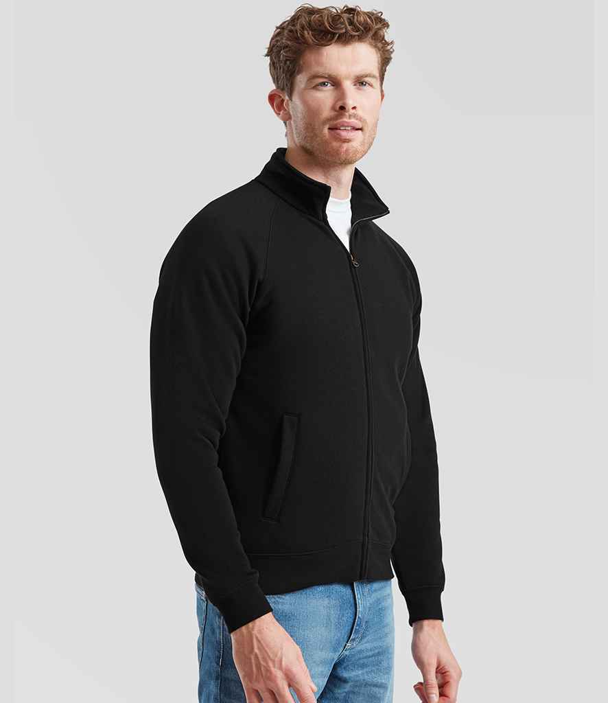 Fruit of the Loom Premium Sweat Jacket - Black