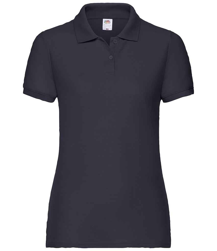 Fruit of the Loom Lady Fit Piqué Polo Shirt - Deep Navy