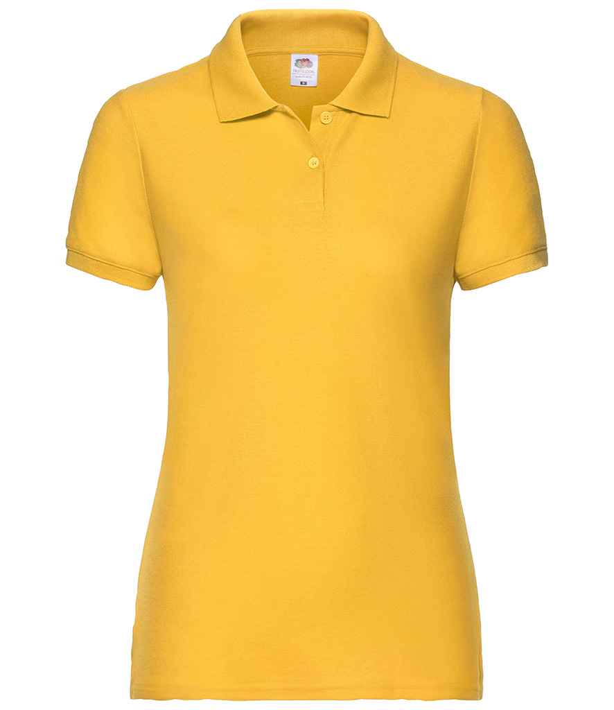 Fruit of the Loom Lady Fit Piqué Polo Shirt - Sunflower