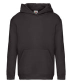 Fruit of the Loom Kids Premium Hooded Sweatshirt - Black