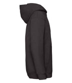 Fruit of the Loom Kids Premium Hooded Sweatshirt - Black