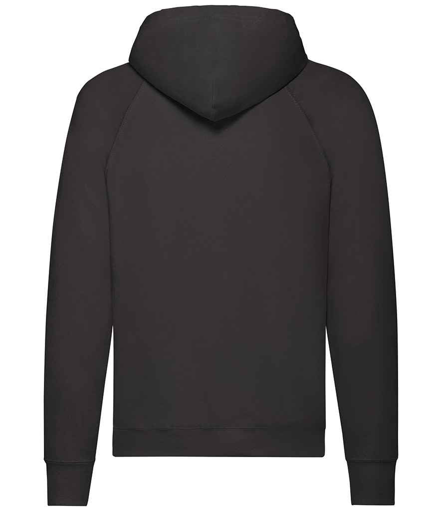 Fruit of the Loom Lightweight Hooded Sweatshirt - Black