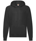 Fruit of the Loom Lightweight Hooded Sweatshirt - Black
