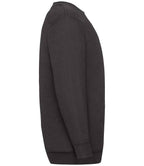 Fruit of the Loom Kids Classic Drop Shoulder Sweatshirt - Black