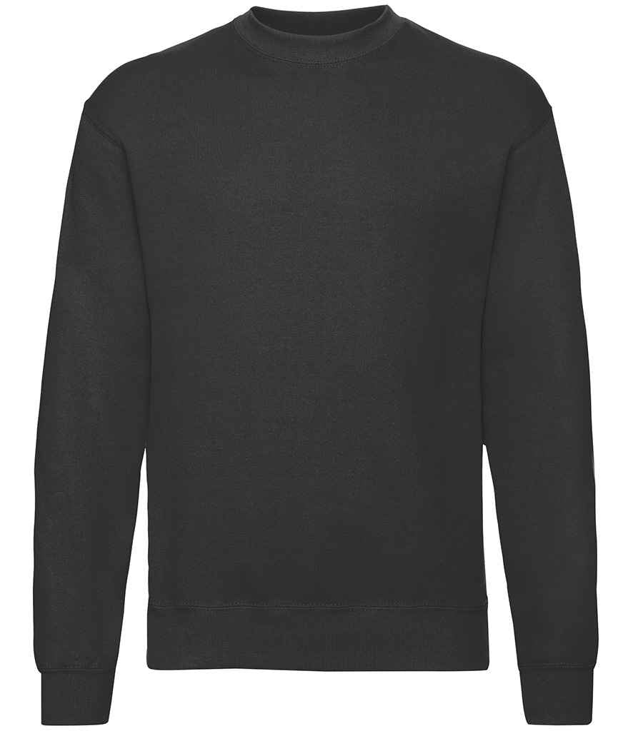 Fruit of the Loom Classic Drop Shoulder Sweatshirt - Black