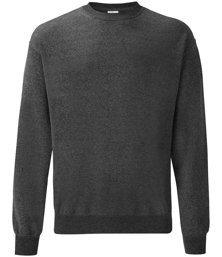 Fruit of the Loom Classic Drop Shoulder Sweatshirt - Dark Heather