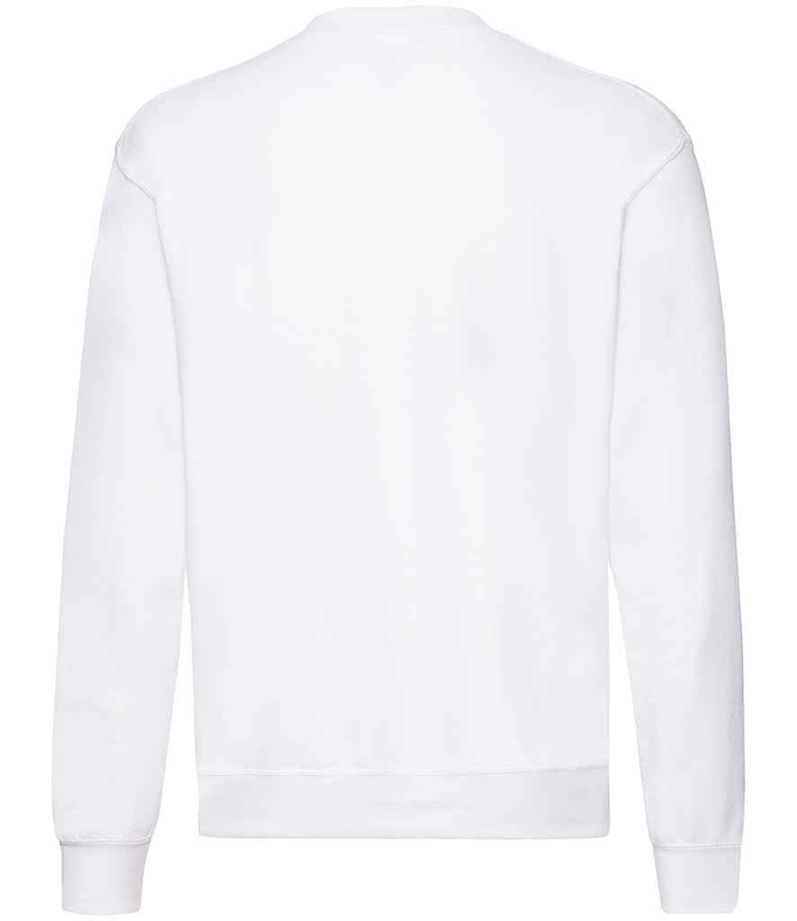 Fruit of the Loom Classic Drop Shoulder Sweatshirt - White