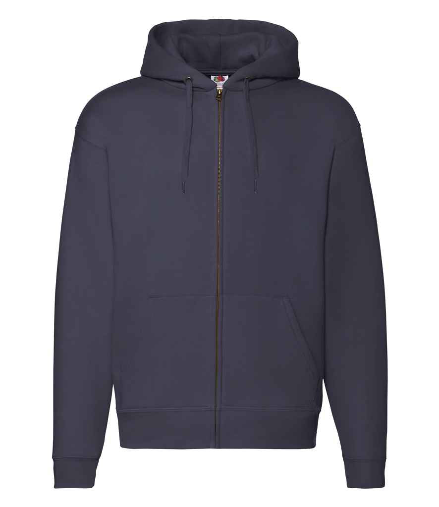Fruit of the Loom Premium Zip Hooded Sweatshirt - Deep Navy