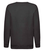 Fruit of the Loom Kids Premium Drop Shoulder Sweatshirt - Black