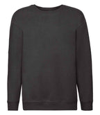Fruit of the Loom Kids Premium Drop Shoulder Sweatshirt - Black