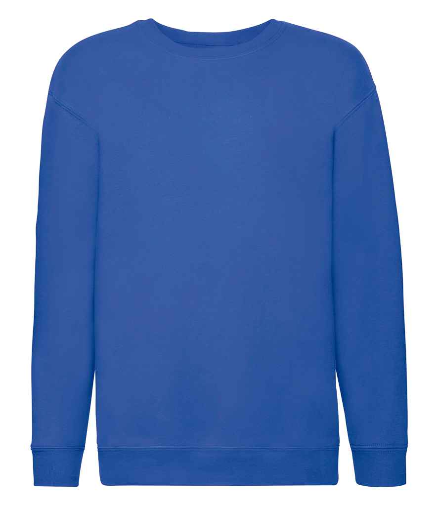 Fruit of the Loom Kids Premium Drop Shoulder Sweatshirt - Royal Blue