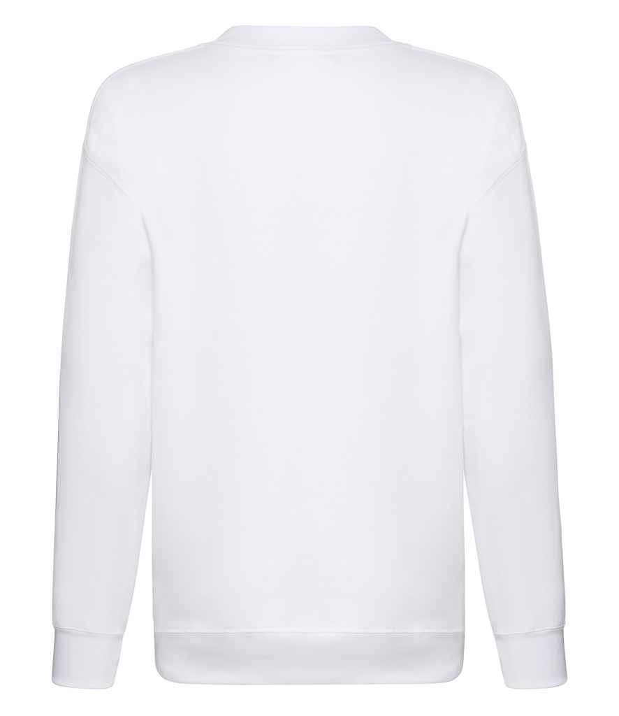 Fruit of the Loom Kids Premium Drop Shoulder Sweatshirt - White